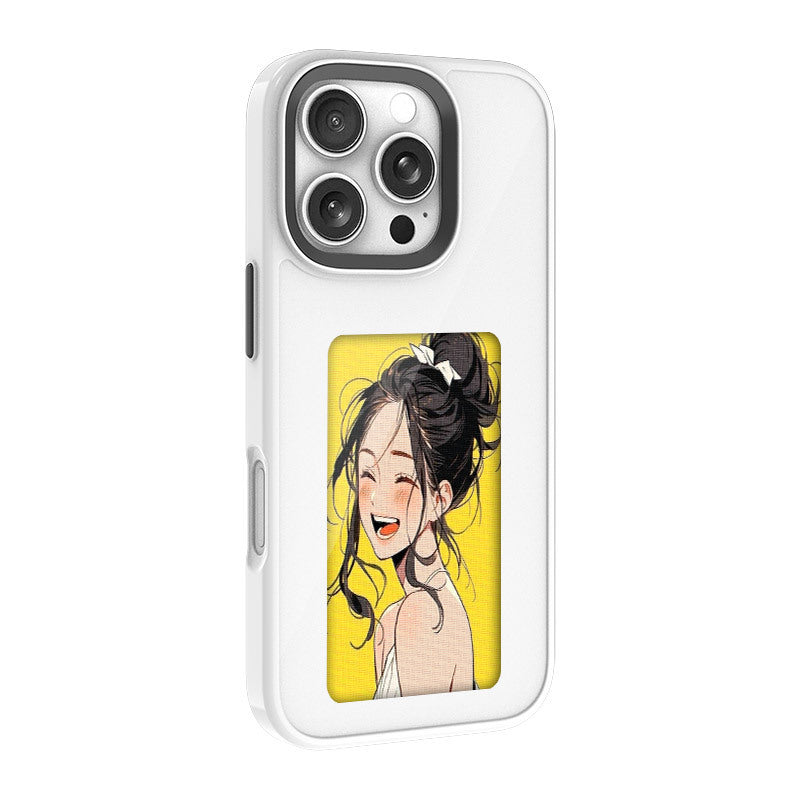 Cross-border NFC Four-color E-ink Screen AI Screen Projection Phone Case